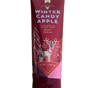Bath and body winter candy apple body cream 8 oz 24 hr moisture ultra shea